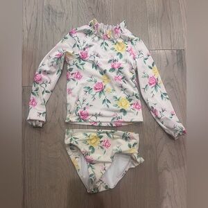 Janie and Jack swim suit rash guard size 5